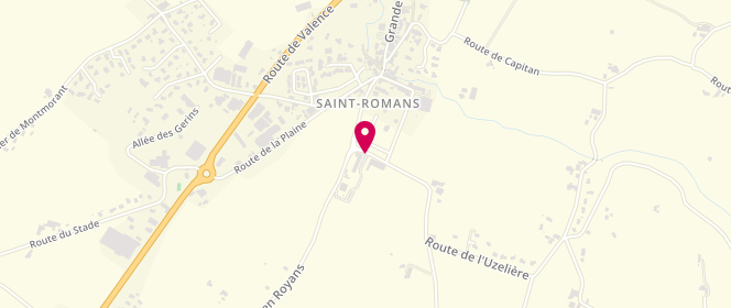Plan de Accueil de loisirs périscolaire - Les Gais Lurons, 44 Route Uzelière, 38160 Saint-Romans