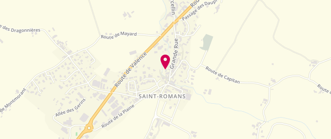 Plan de Les Gais Lurons, Maison des Associations, 38160 Saint-Romans
