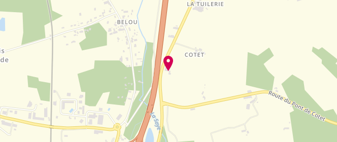 Plan de Accueil périscolaire Mairie de Laruscade, 36 Route du Pont de Cotet, 33620 Laruscade