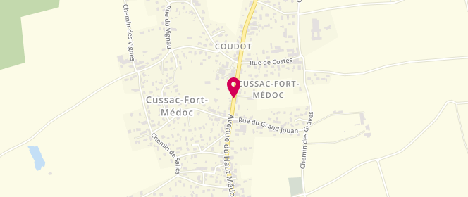 Plan de Ecole Multisports, Avenue du Haut Médoc, 33460 Cussac-Fort-Médoc