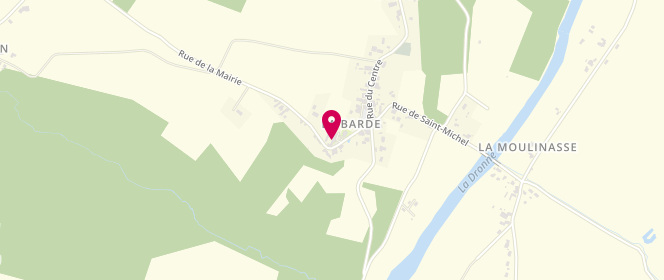 Plan de Accueil de loisirs Bouge tes vacances de la Barde, Le Bourg, 17360 La Barde