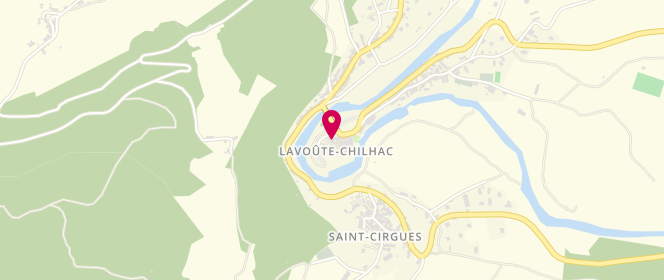 Plan de Accueil de loisirs Ados Les Pieds A Terre, Rue du Château, 43380 Lavoûte-Chilhac