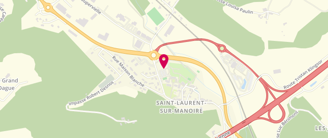Plan de Accueil de loisirs de Saint Laurent Sur Manoire, Le Bourg, 24330 Saint-Laurent-sur-Manoire
