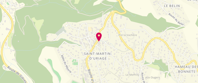 Plan de Accueil de loisirs ACL - Les Petites Maisons, Ecole des Petites Maisons, 38410 Saint-Martin-d'Uriage