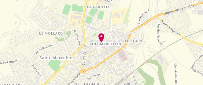 Plan de Accueil de loisirs périscolaire Élémentaire Du Stade, Rue Docteur Varrier, 38160 Saint-Marcellin