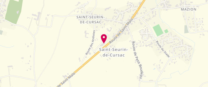 Plan de Accueil de loisirs Les Flibustiers, 23 Ter Route de Saint Malo, 33390 Saint-Seurin-de-Cursac