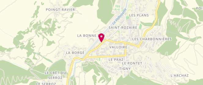 Plan de Accueil de loisirs Les Loupiots, Rue des Grandes Alpes, 73450 Valloire