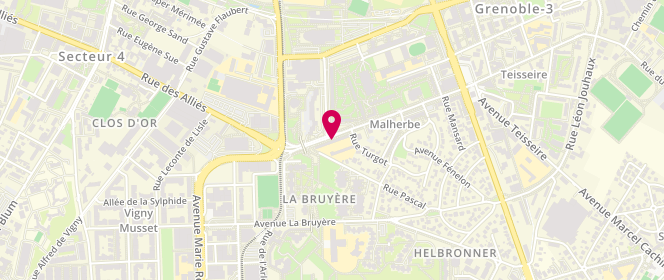 Plan de Accueil périscolaire - Ecole élémenatire et maternelle Malherbe, 25 Avenue Malherbe, 38100 Grenoble