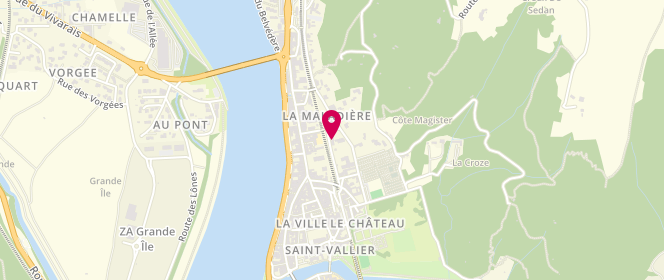 Plan de Accueil de loisirs de saint Vallier, 10 Rue de la Libération, 26240 Saint-Vallier