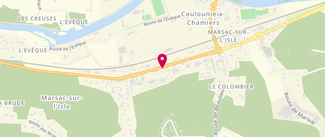 Plan de Le Forum@, 95 Route de Bordeaux, 24430 Marsac-sur-l'Isle
