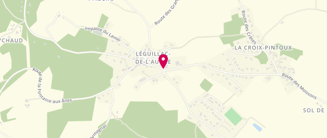 Plan de Accueil périscolaire Léguillac, Le Bourg, 24110 Léguillac-de-l'Auche