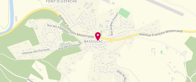 Plan de Centre de loisirs Bassillac Arc en Ciel, Rue Jacques Prévert - Bassillac, 24330 Bassillac et Auberoche