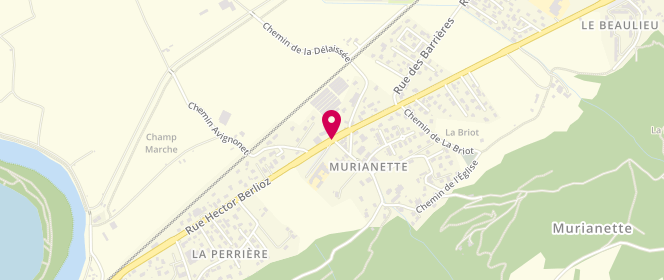 Plan de Accueil de Loisir Murianette, 8 Rue Jean-Pierre Raffin-Dugens, 38420 Murianette
