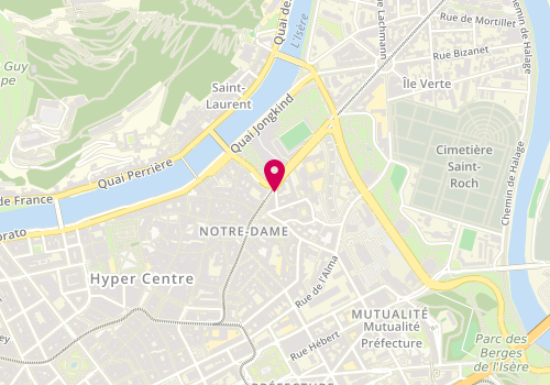 Plan de Accueil de loisirs Mjc Des Allobroges, 1 Rue Hauquelin, 38100 Grenoble