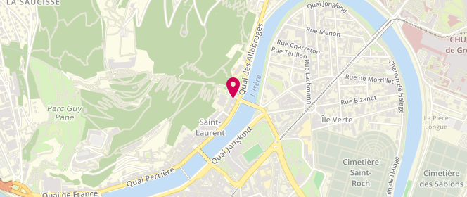 Plan de Maison pour tous saint Laurent, 1 Place Saint Laurent, 38000 Grenoble