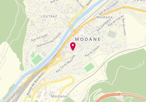 Plan de Accueil de loisirs Pirouette Cacahuète - Modane, Place de l'Europe, 73500 Modane