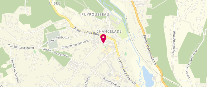 Plan de Accueil de loisirs Chancelade, 5 Rue André Maurois, 24650 Chancelade