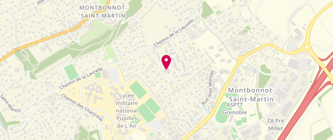 Plan de Accueil de loisirs périscolaire Ecole Maternelle Des Chavanes, 164 Chemin de la Croix Verte, 38330 Montbonnot-Saint-Martin