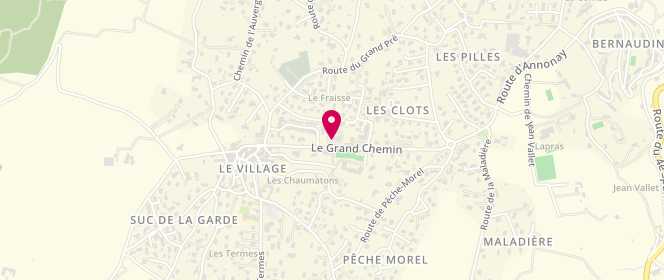 Plan de Afr De Roiffieux - La Clé Des Champs, Mairie, 07100 Roiffieux