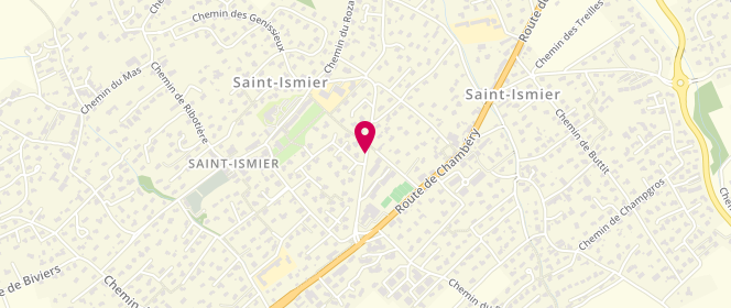Plan de Accueil de loisirs Clos Marchand, Avenue de la Dent de Crolles, 38330 Saint-Ismier