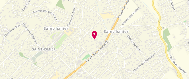 Plan de Centre de loisirs de Saint Ismier, Chemin Clos Marchand, 38330 Saint-Ismier