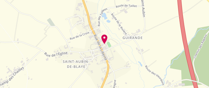 Plan de périscolaire Mairie de saint Aubin de Blaye, 699 Avenue de la Liberté, 33820 Saint-Aubin-de-Blaye