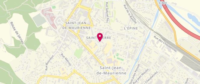 Plan de périscolaire Aristide Briand, Avenue Aristide Briand, 73300 Saint-Jean-de-Maurienne
