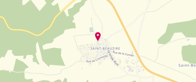 Plan de Accueil périscolaire - Ecole de Saint-Beauzire, Le Bourg, 43100 Saint-Beauzire