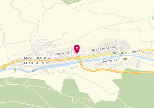 Plan de Accueil de loisirs Pirouette Cacahuète - Val Cenis Lanslebourg, 11 Rue des Jardins, 73480 Val-Cenis
