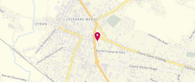 Plan de Accueil périscolaire - École Beaugency, 13 Rue André Laffitau, 33340 Lesparre-Médoc