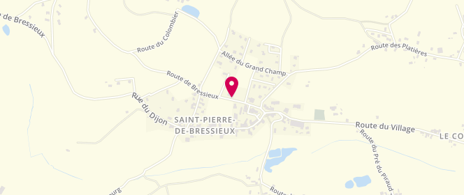 Plan de Accueil de loisirs Les Crapouilles, 170 Route de Bressieux, 38870 Saint-Pierre-de-Bressieux