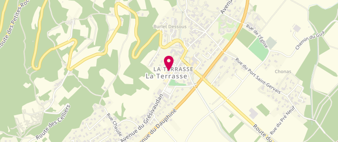 Plan de Accueil de loisirs Intercommunal La Terrasse, 117 Route du Lac - le Bocage, 38660 La Terrasse