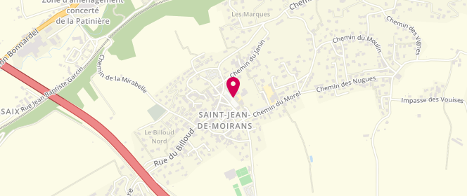 Plan de Accueil de loisirs périscolaire Mairie De saint Jean De Moirans, Chemin de l'Isle Verte, 38430 Saint-Jean-de-Moirans