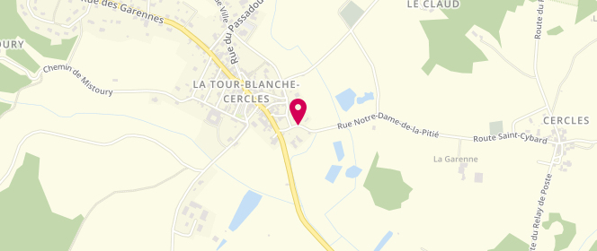Plan de Accueil de loisirs périscolaire de Cercles, Le Bourg, 24320 La Tour-Blanche-Cercles