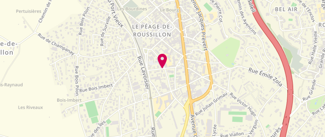 Plan de Centre de loisirs Enfance Ollier, Rue de Dunkerque, 38550 Le Péage-de-Roussillon