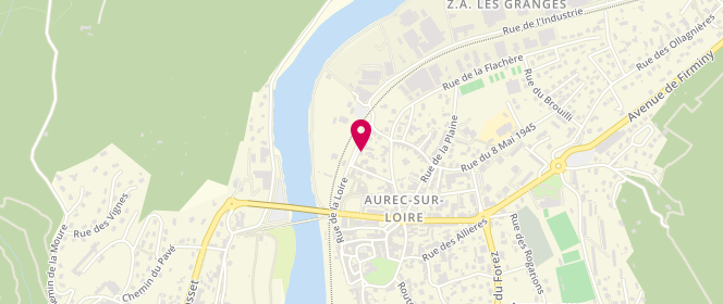 Plan de Accueil de loisirs Scouts Et Guides De France - Groupe D'aurec, 34 Rue des Cheminots, 43110 Aurec-sur-Loire