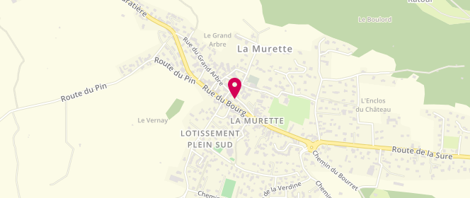 Plan de Association Les Petits Potes - la Murette, 40 Rue du Bouchat, 38140 La Murette