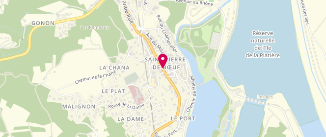 Plan de Centre de loisirs municipal de St-Pierre-de-Boeuf, 66 Clos Grande Rue, 42520 Saint-Pierre-de-Bœuf