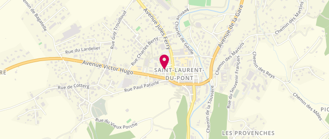 Plan de Accueil de loisirs Cs Des Pays Du Guiers, 1 Rue Charles Hérold, 38380 Saint-Laurent-du-Pont