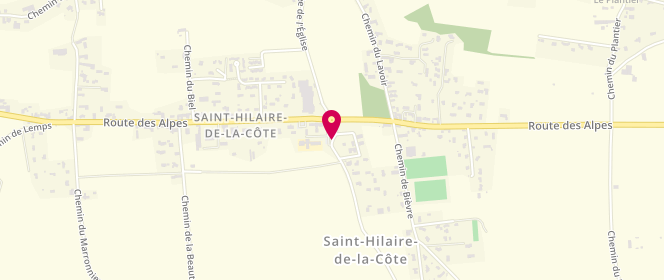 Plan de Accueil de loisirs De La Pierre Blanche saint Hilaire De La Côte, 60 Chemin de la Pierre Blanche, 38260 Saint-Hilaire-de-la-Côte
