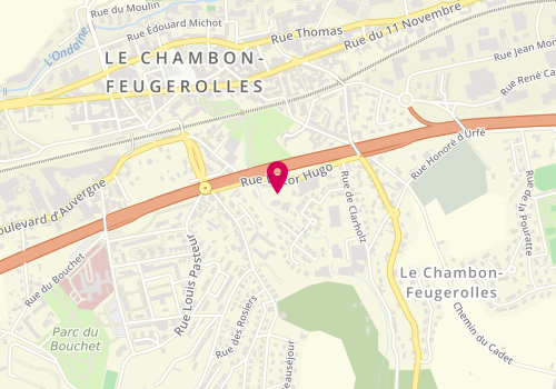 Plan de Centre de loisirs - le Rabelais, 30 Rue Victor Hugo, 42500 Le Chambon-Feugerolles
