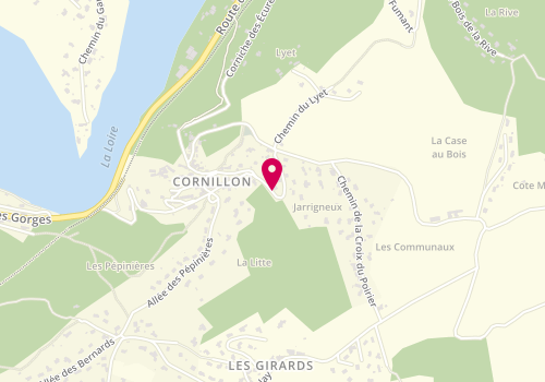 Plan de Mairie de Saint-Paul en Cornillon, 20 Route du Baret, 42240 Saint-Paul-en-Cornillon