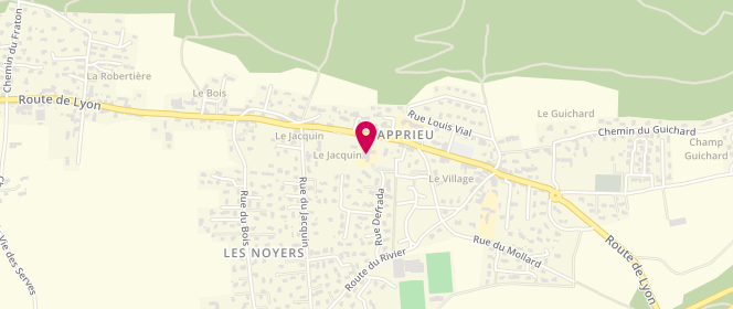 Plan de Accueil de loisirs périscolaire de la Commune d'Apprieu -3-11 ans, 355 Rue Defrada, 38140 Apprieu