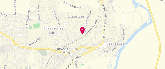 Plan de Accueil de loisirs Ados Brassac Les Mines, Rue du Général Frantz, 63570 Brassac-les-Mines