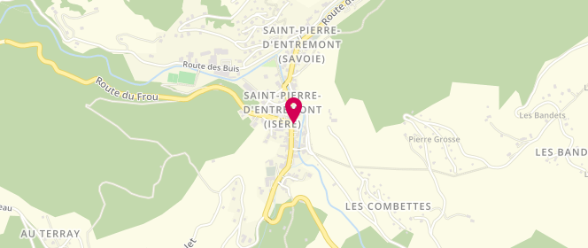 Plan de Accueil de loisirs Ados Aadec, 15 Place de l'Eglise, 73670 Saint-Pierre-d'Entremont