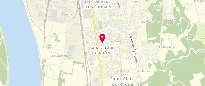 Plan de Centre de loisirs, 5 Avenue Emile Romanet, 38370 Saint-Clair-du-Rhône