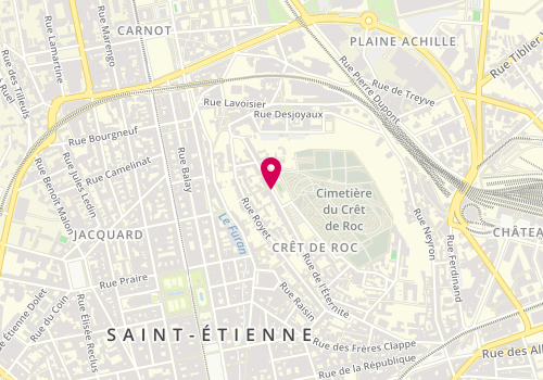 Plan de Maison du Crêt de Roc, 65 Rue de l'Eternité, 42000 Saint-Étienne