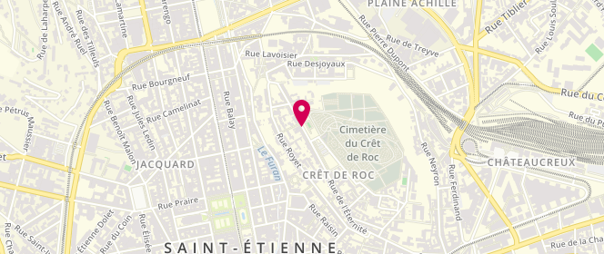 Plan de Maison du Crêt de Roc, 65 Rue de l'Eternité, 42000 Saint-Étienne
