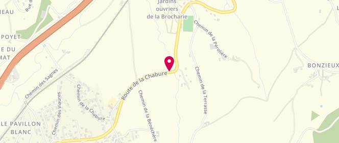 Plan de Centre de loisirs Bujarret, Route de la Chabure, 42400 Saint-Chamond