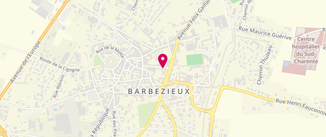 Plan de Scouts et Guides de France de Barbezieux, 1 Rue Elie Vinet, 16300 Barbezieux-Saint-Hilaire